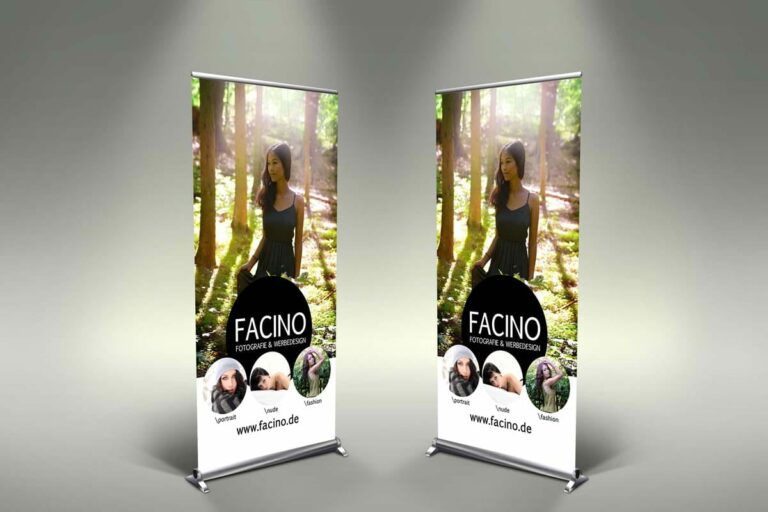 Banner und Werbeauffsteller Facino Fotografie